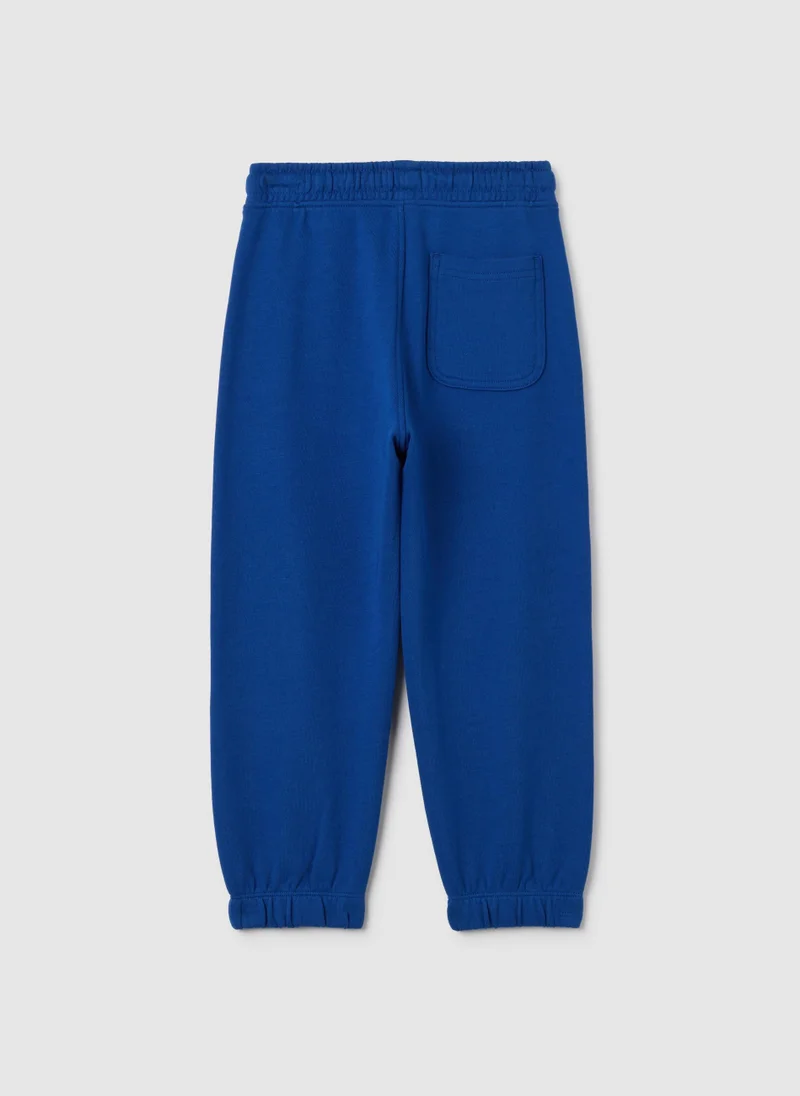Ovs OVS Children'S Blue Pure Cotton Trousers Regular Fit